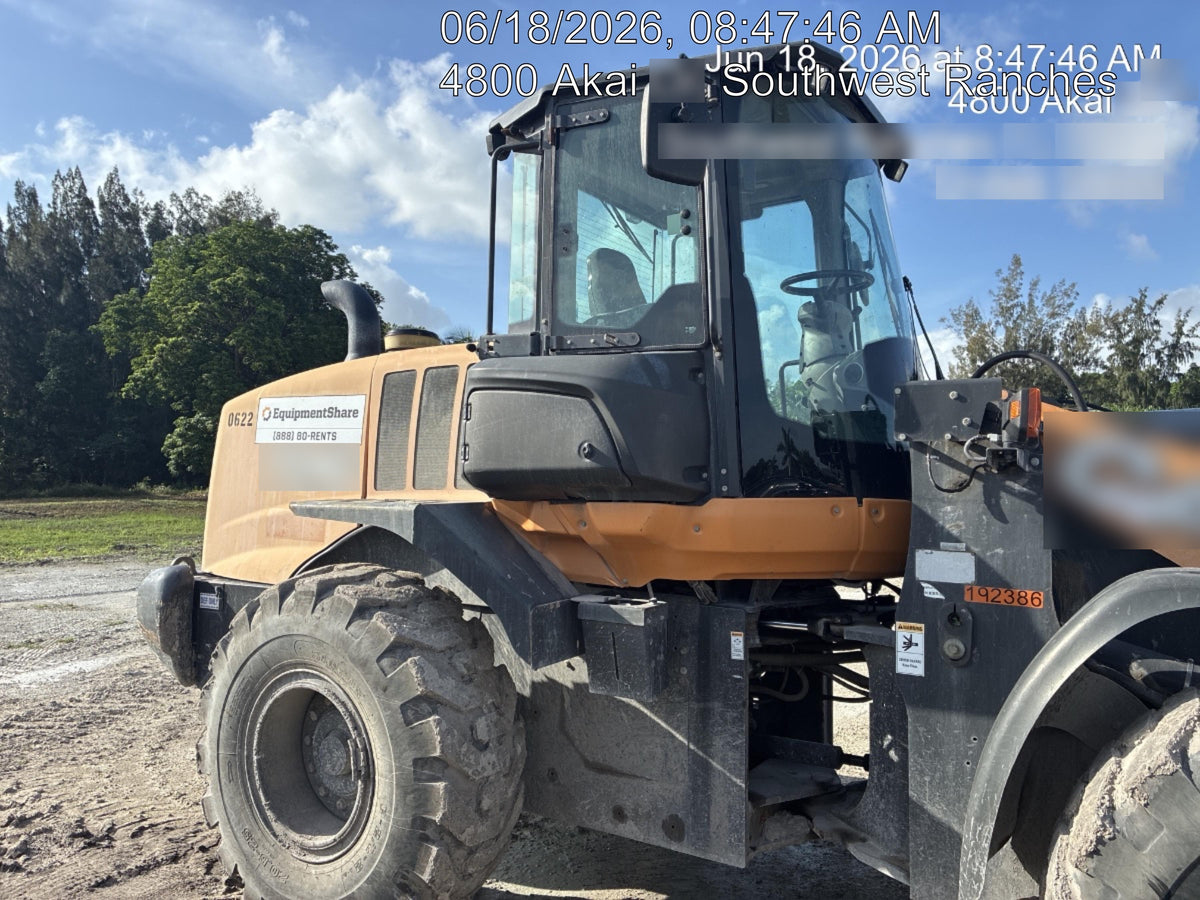 2018 Case 721G CLOSED CAB, JRB 416 STYLE HYD COUPLER
