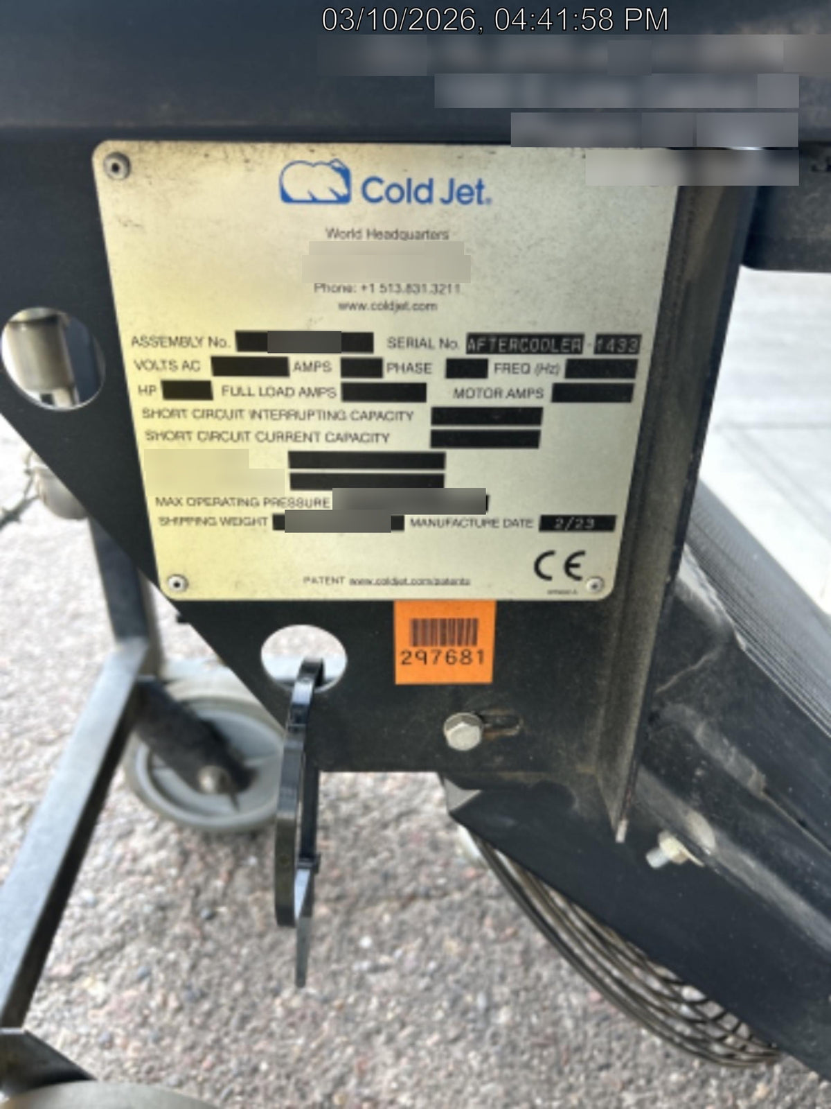 2023 COLD JET 2M0036