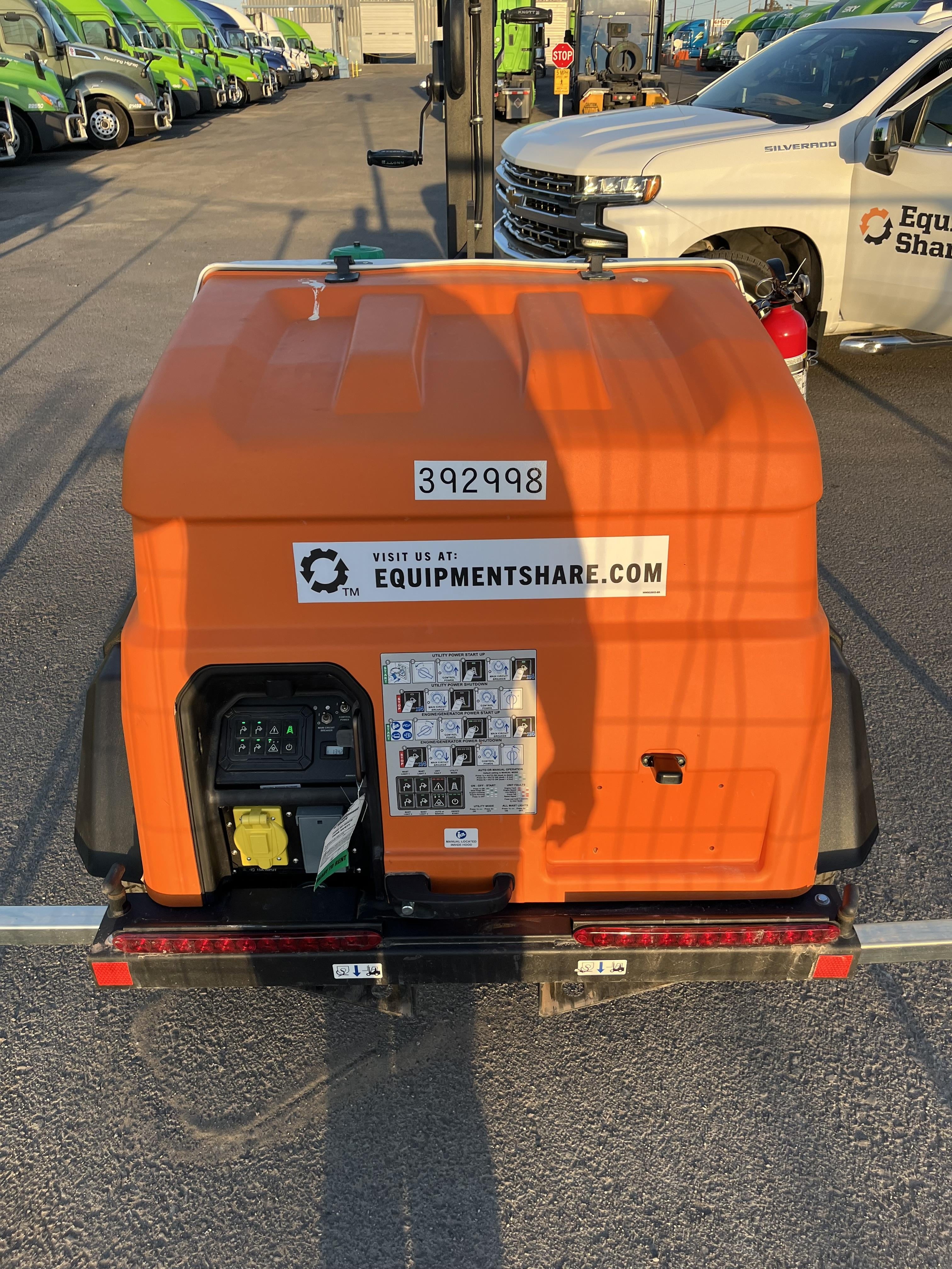 2024 Generac MLT2 Diesel, Flex Switch 120V Input, Powerzone Controller, 
(4) 320W LED Lights, 4kW Generator, 39.9 Gal Fuel Tank, 2" Ball, T3