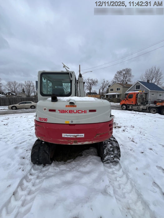 2020 Takeuchi TB290C Cab/Heat/Air, Rubber Tracks, Manual TAG QC