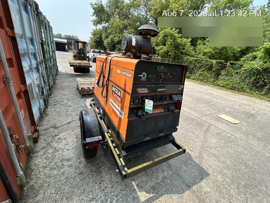 2021 Lincoln Electric Vantage 549X Ready Pak 3, ORANGE (includes trailer, cable rack, fender light kit)