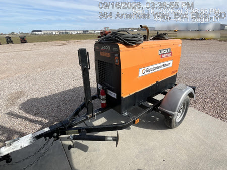 2022 Lincoln Electric LE400 Kubota V1505, Trlr, Cable Rack, Light Kit, ES Decals, T3