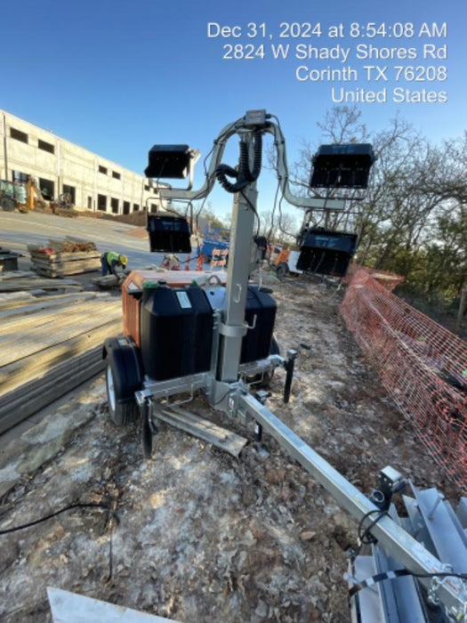 2024 Wanco WLTT-4MM4K Diesel, Deep Sea Controller, Shore Power Plug, Auto Start, (4) 350W LED Floodlights, 4kW Generator, 60 Gal Fuel Tank, 2" Ball, T3