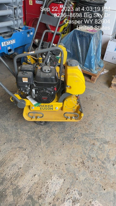 2021 Wacker Neuson VP1550AW Plate Compactor w/ Water Tank