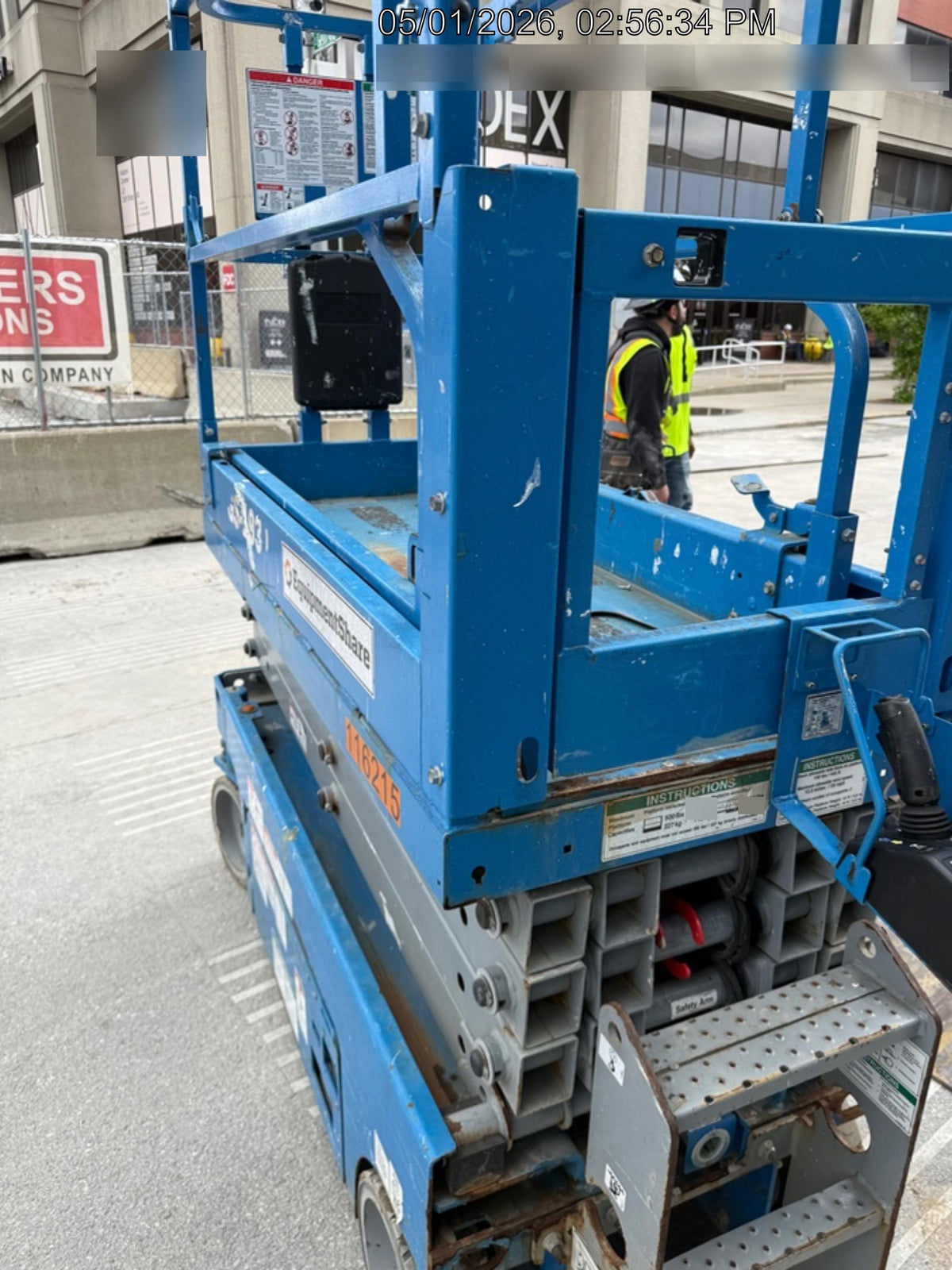 2020 Genie GS-1930 Solid Non Marking Tires, Beacon, Folding rails with half height swing gate