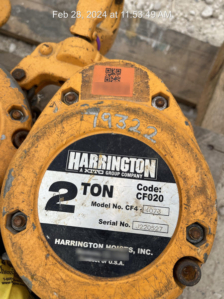 2020 HARRINGTON CF020-20