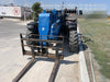 2018 Genie GTH-844 Genie GTH-844D w/Open ROPS, Solid Tires, Work Light/Beacon, 60" Carriage and Forks