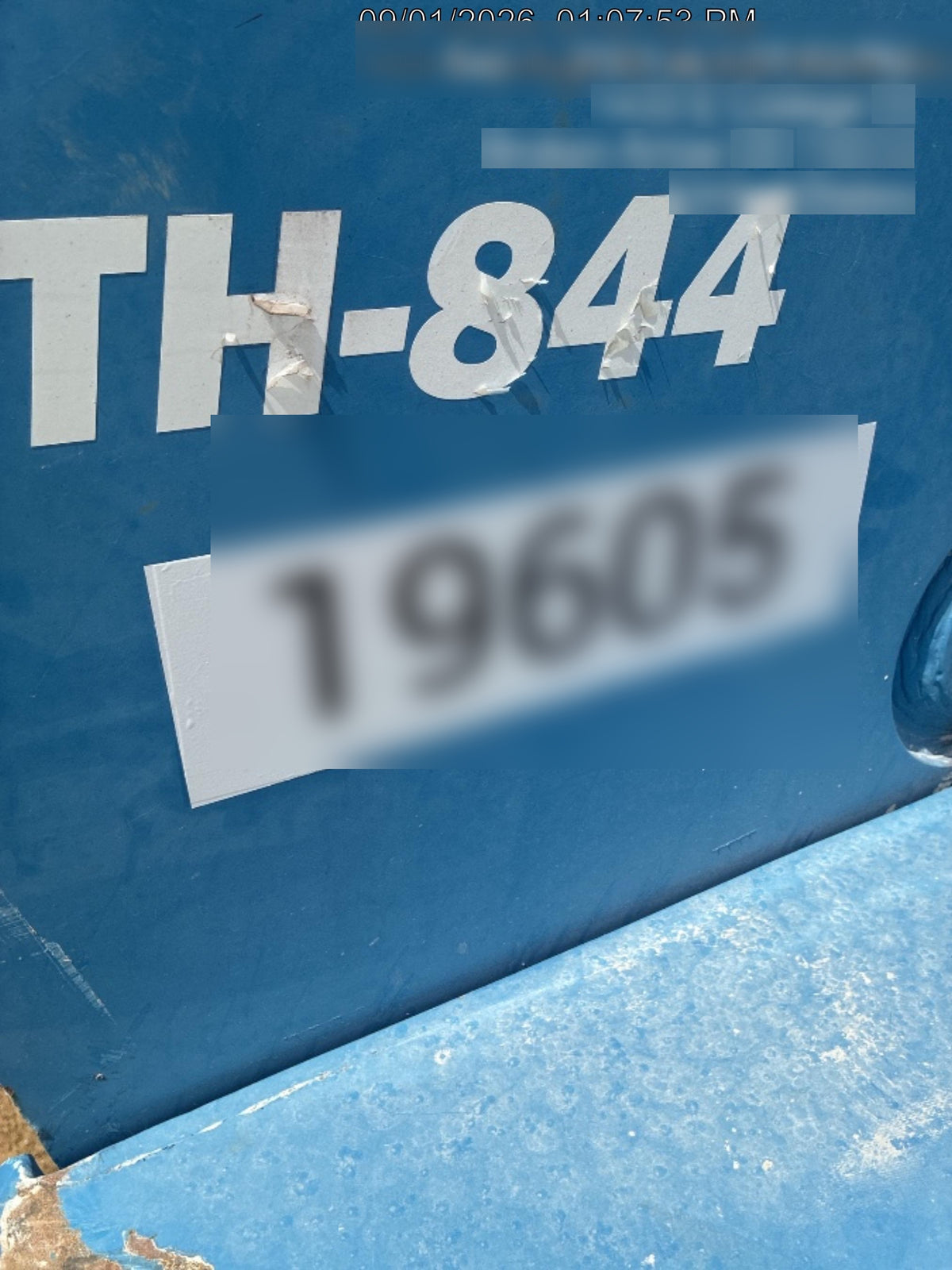 2018 Genie GTH-844 Genie GTH-844 w/ROPS, Work Lights, Solid Tires, RH Cab Mesh, Beacon, 60" Carriage and Forks