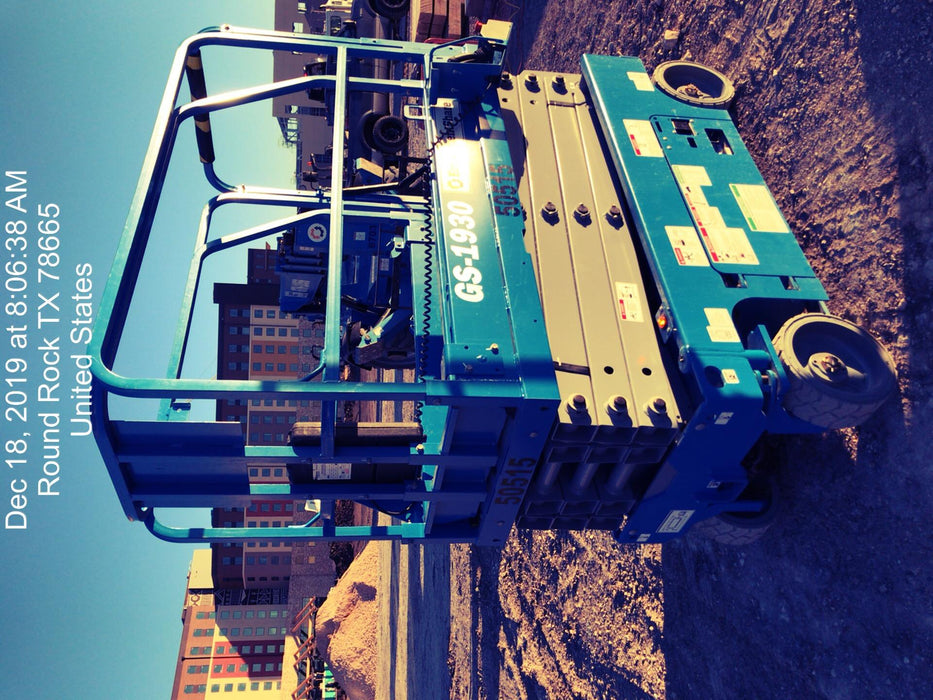 2019 Genie GS-1930 Fixed Rails with Chain Entry