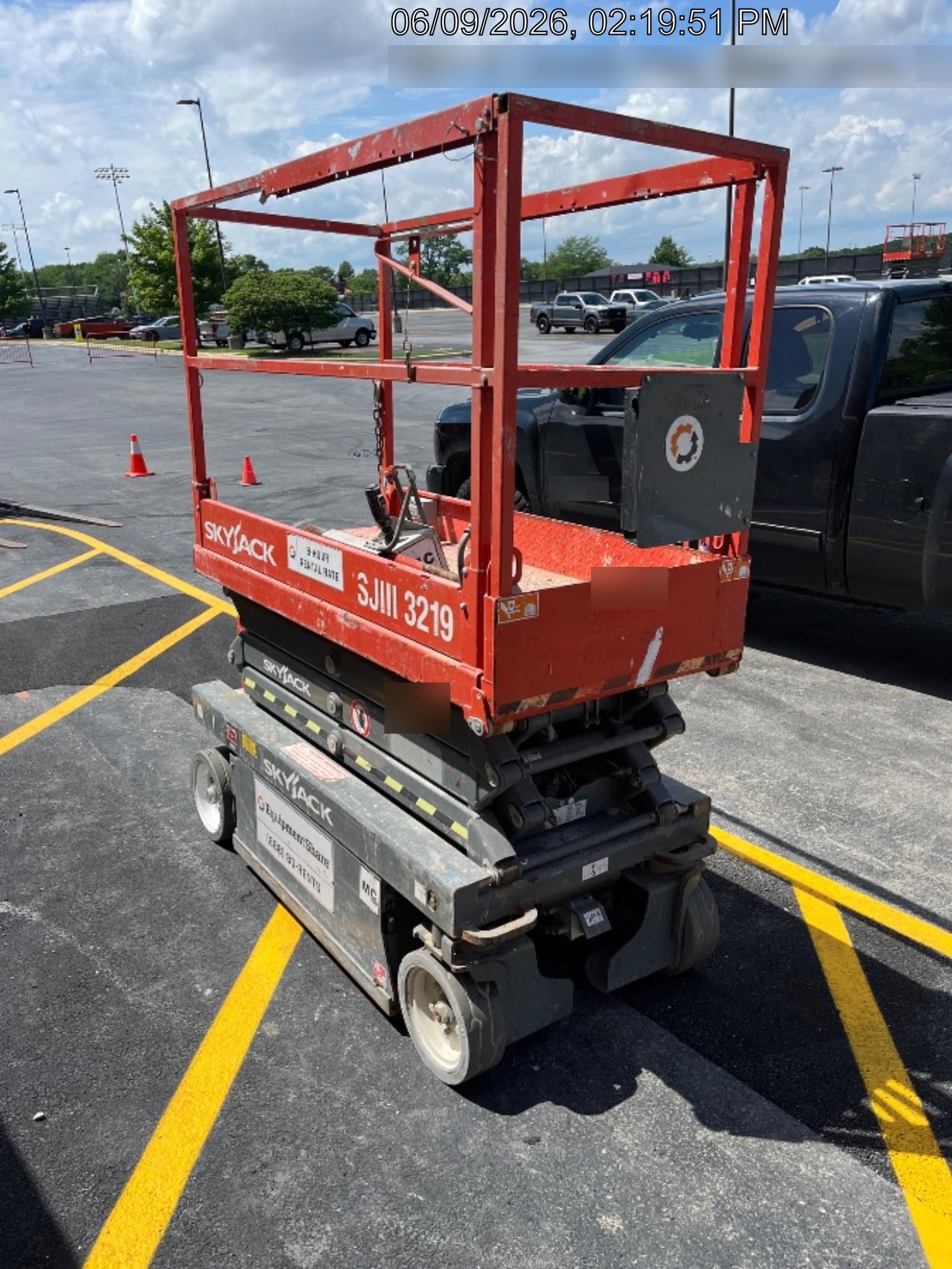 2016 Skyjack SJIII-3219 Standard Rental Specs