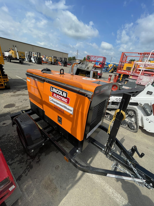 2022 Lincoln Electric LE400 Kubota V1505, Trlr, Cable Rack, Light Kit, ES Decals, T3