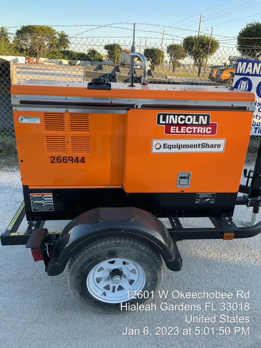 2022 Lincoln Electric LE400 Kubota V1505, Trlr, Cable Rack, Light Kit, ES Decals, T3