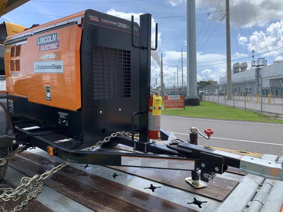 2021 Lincoln Electric Vantage 322 Vantage 322 Ready Pak 3 w/ Decals, ORANGE (includes trailer, cable rack, fender light kit) NO Telematics