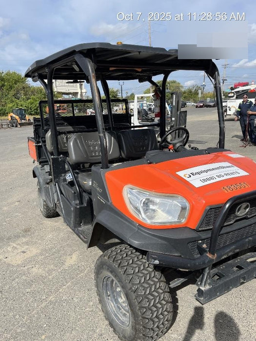 2021 Kubota RTV-X1140W-H Plastic Canopy, Windshield Acrylic Clear, LED Strobe Light, Wire Harness Kit, Back up Alarm