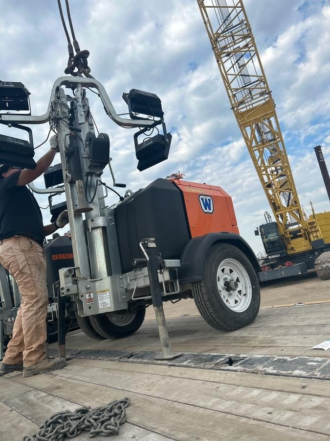 2023 Wanco WLTT-4MM4K Diesel, Deep Sea Controller, Shore Power Plug, Auto Start, (4) 350W LED Floodlights, 4kW Generator, 60 Gal Fuel Tank, 2" Ball, T3