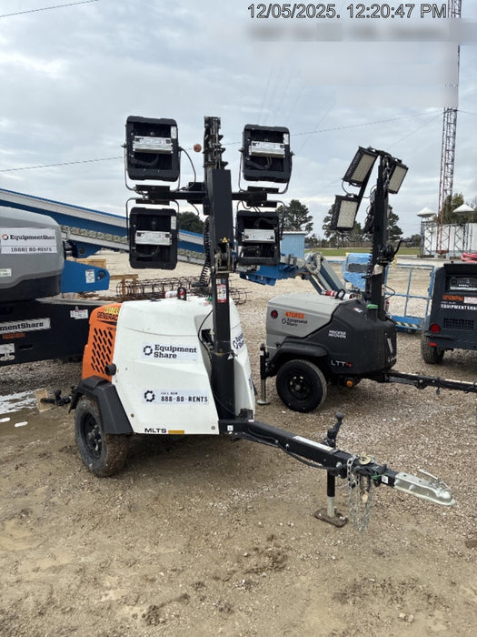 2025 Generac MLTS-4 Diesel, Mitsubishi L2E, 7.1 hp @1800 rpm, Flex Switch 120V Input, Powerzone Controller, (4) 320W LED Lights, 4kW Generator, 39.9 Gal Fuel Tank, 2" Ball, ES Decals
