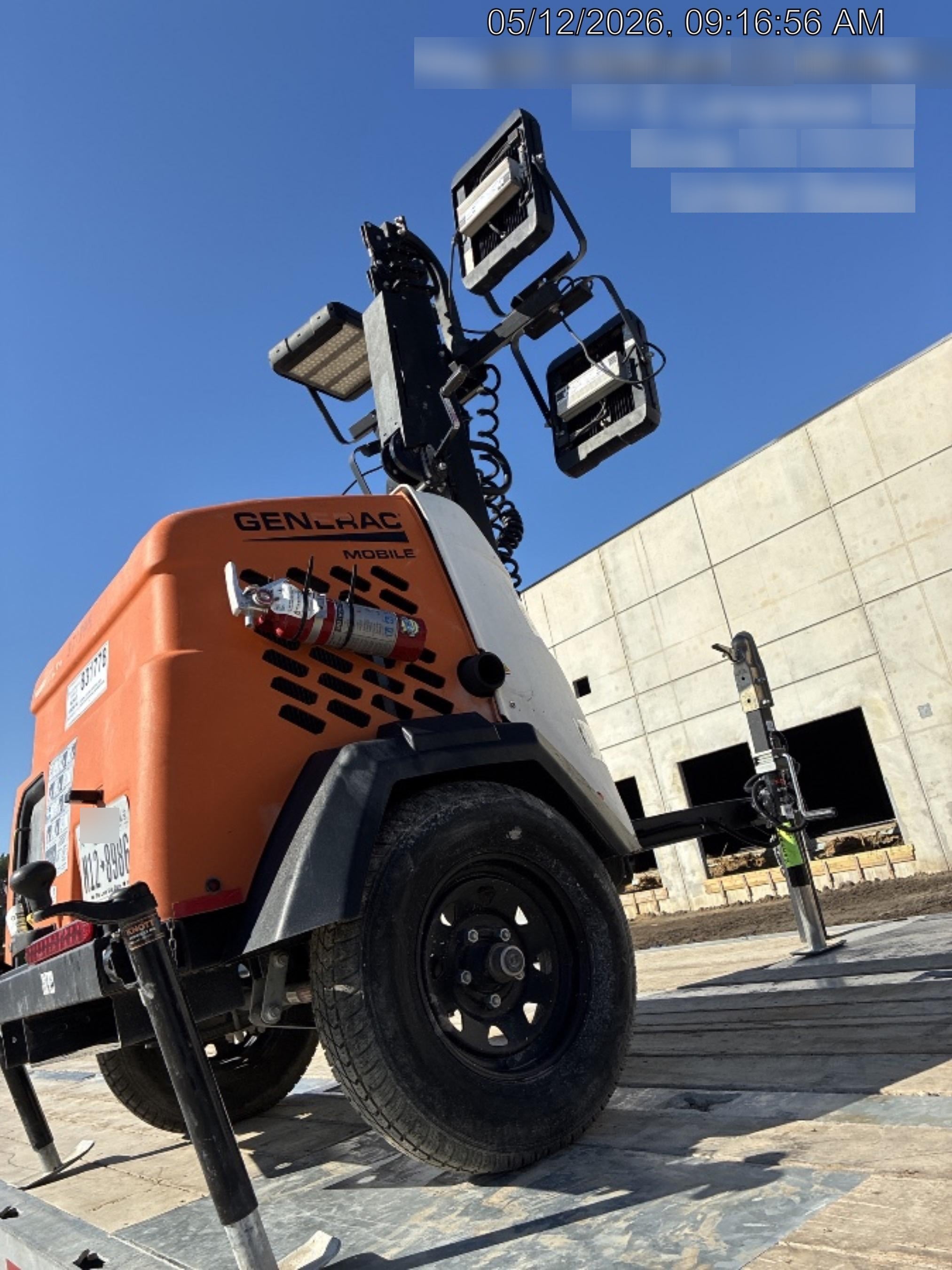 2023 Generac MLT2 Diesel, Flex Switch 120V Input, Powerzone Controller, 
(4) 320W LED Lights, 4kW Generator, 39.9 Gal Fuel Tank, 2" Ball, T3