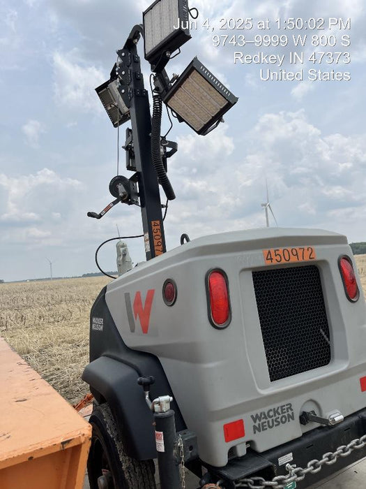 2024 Wacker Neuson LTT4 Diesel, Kohler KDW702, Deep Sea Controller, Auto Start, LED 320W, Bypass Outlet, T3