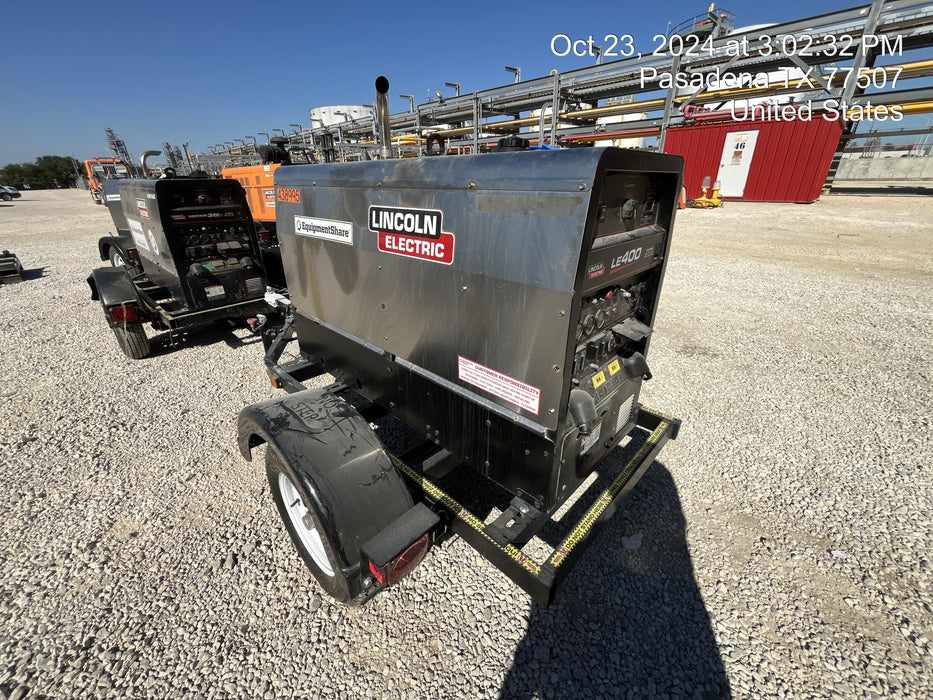 2024 Lincoln Electric LE400 Kubota V1505, Trlr, Cable Rack, Light Kit, ES Decals, T3