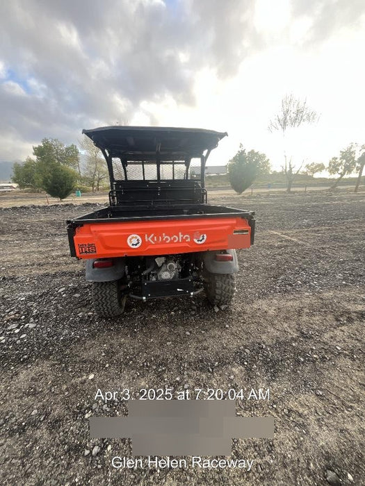 2022 Kubota RTV-X1140W-H Plastic Canopy, Windshield Acrylic Clear, LED Strobe Light, Wire Harness Kit, Back up Alarm