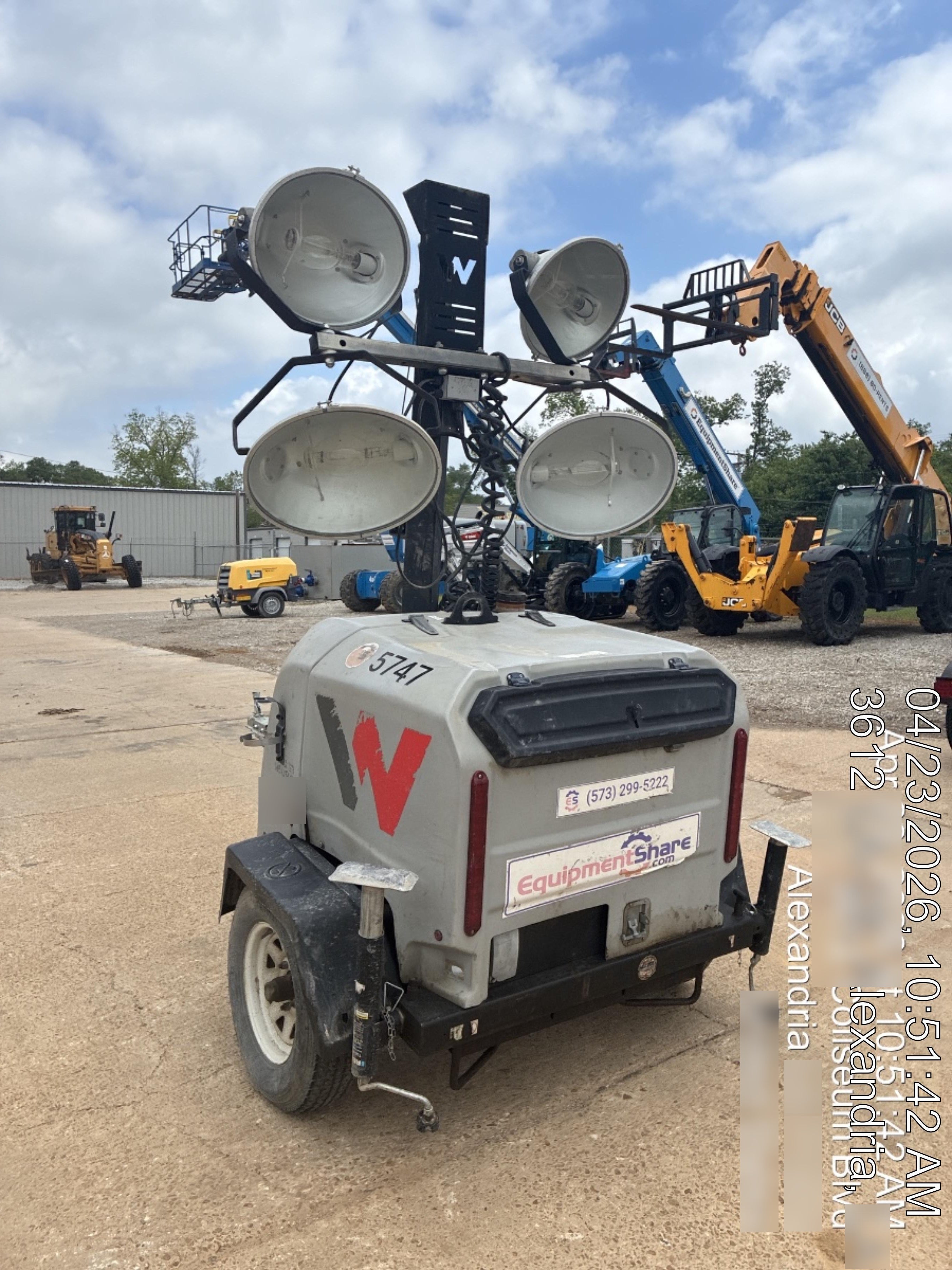 2017 Wacker Neuson LTV6L-MH Wacker Neuson Light Tower