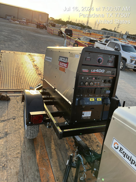 2024 Lincoln Electric LE400 Kubota V1505, Trlr, Cable Rack, Light Kit, ES Decals, T3