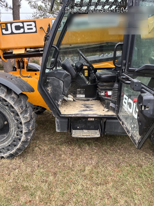 2020 JCB 506-36 Cab/Heat/Air, 74 HP, Solid Tires, STD Worklight, Beacon, Aux Hydraulics, Lifting Eye, Back up Alarm w/48" Carriage/48" Forks