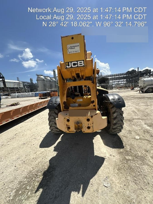2018 JCB 510-56 JCB 510-56 Telehandler 74 HP w/CAB/HVAC, Beacon, Worklights, Aux Hydraulics, Solid Tires, 60" Carriage/Forks