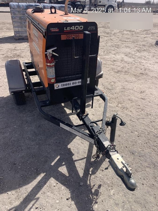 2022 Lincoln Electric LE400 Kubota V1505, Trlr, Cable Rack, Light Kit, ES Decals, T3