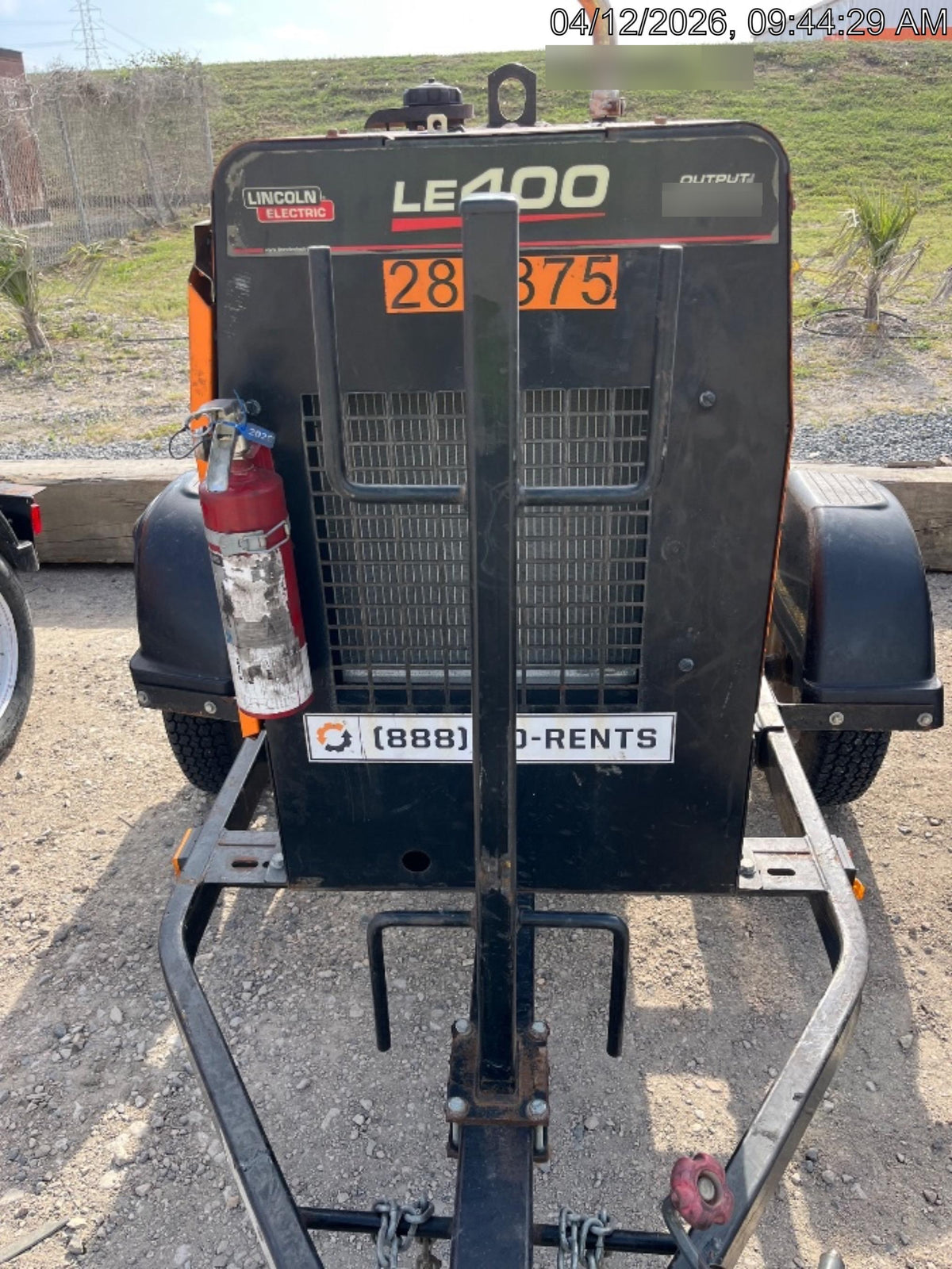 2022 Lincoln Electric LE400 Kubota V1505, Trlr, Cable Rack, Light Kit, ES Decals, T3