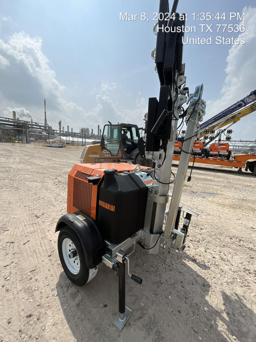 2024 Wanco WLTT-4MM4K Diesel, Deep Sea Controller, Shore Power Plug, Auto Start, (4) 350W LED Floodlights, 4kW Generator, 60 Gal Fuel Tank, 2" Ball, T3