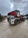 2019 Takeuchi TL10V2-CR Cab/Heat/AC, Rubber Tracks, Backup Alarm, Front & rear working Lights, Auxiliary Hydraulics, 2 Speed Travel, Engine Monitoring System, Hydraulic universal quick hitch w/76" HD smooth dirt bucket with bolt-on edge, 20.3 cubic feet capacity, 48" Pallet forks and frame
