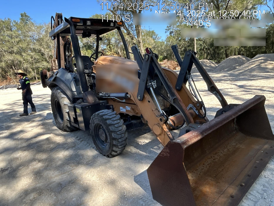 2017 Case 580N EP STANDARD HOE, ROPS, PILOT CONTROLS, AUX HYD