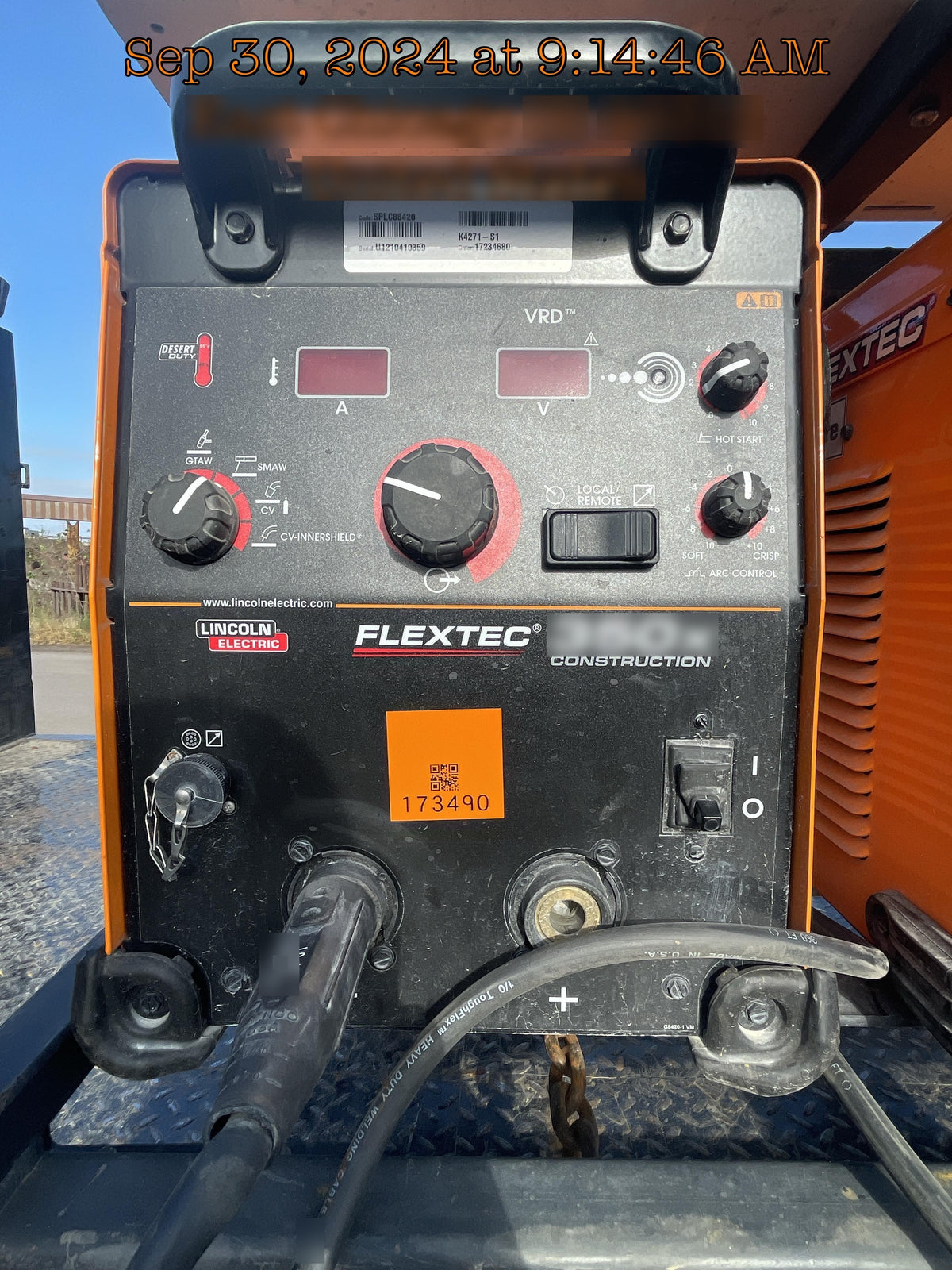 2021 LINCOLN ELECTRIC FLEXTEC 350X