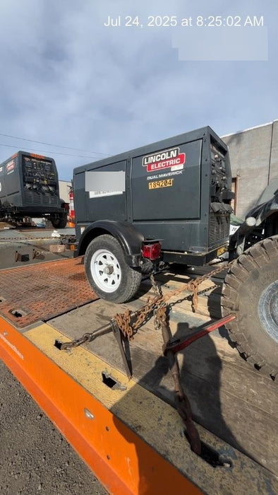 2021 Lincoln Electric Dual Maverick 200/200X Ready Pak 3, Includes Trailer, Cable Rack, Fender Light Kit