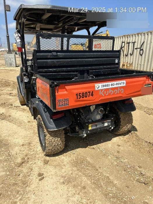 2022 Kubota RTV-X1140W-H Plastic Canopy, Windshield Acrylic Clear, LED Strobe Light, Wire Harness Kit, Back up Alarm