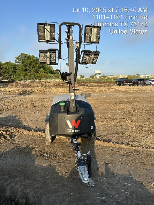 2024 Wacker Neuson LTT4 Diesel, Kohler KDW702, Deep Sea Controller, Auto Start, LED 320W, Bypass Outlet, T3