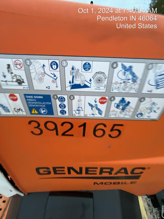 2024 Generac MLT2 Diesel, Flex Switch 120V Input, Powerzone Controller, 
(4) 320W LED Lights, 4kW Generator, 39.9 Gal Fuel Tank, 2" Ball, T3