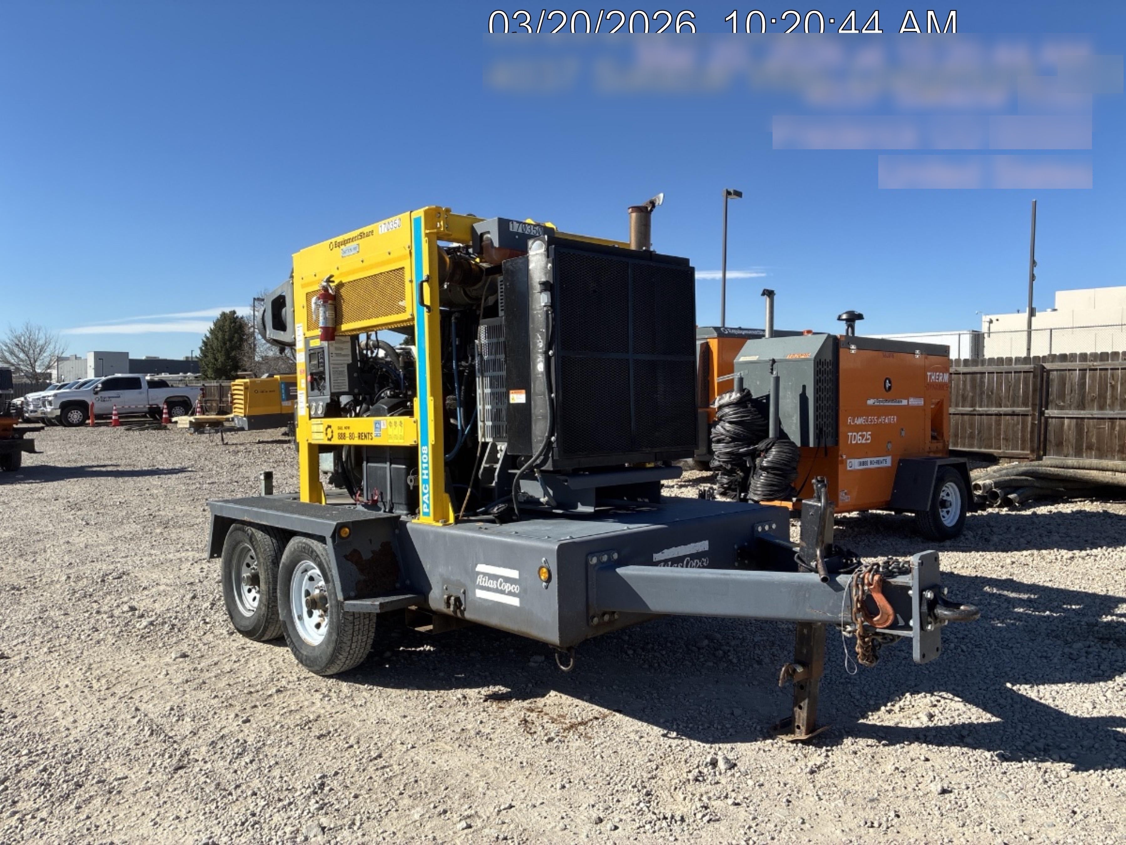 2021 ATLAS COPCO PAC H108 JD
