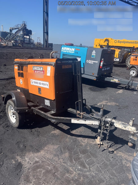 2021 Lincoln Electric Vantage 322 Vantage 322 Ready Pak 3 w/ Decals, ORANGE (includes trailer, cable rack, fender light kit) NO Telematics