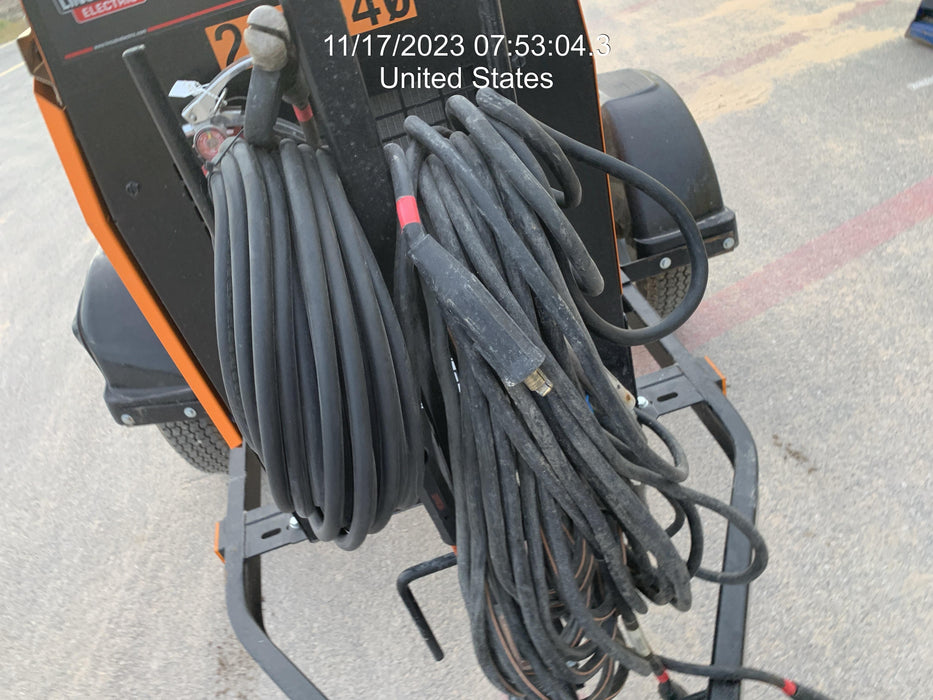 2022 Lincoln Electric LE400 Kubota V1505, Trlr, Cable Rack, Light Kit, ES Decals, T3