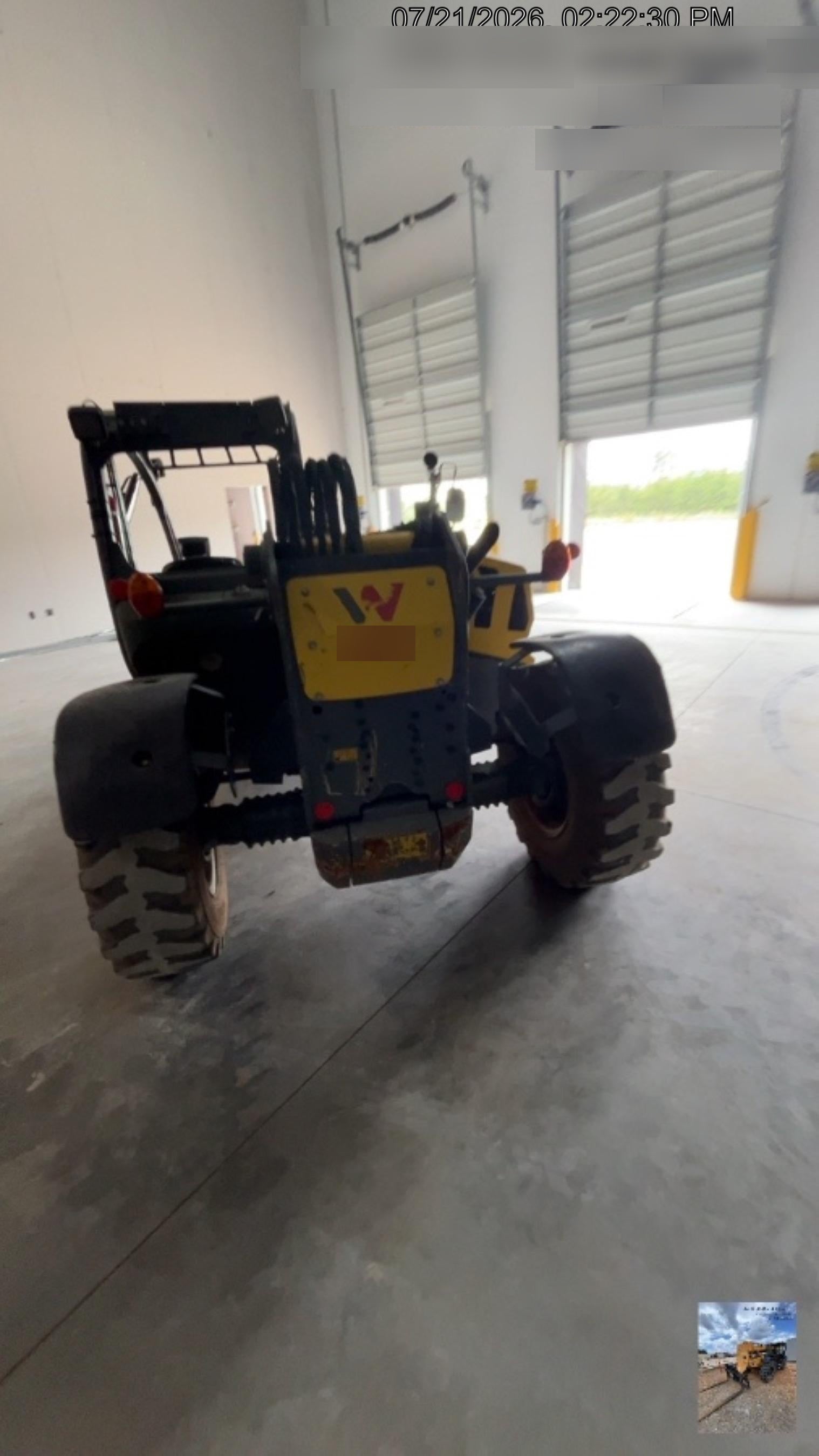 2019 WACKER NEUSON TH627