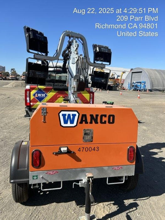 2024 Wanco WLTT-4MM4K Diesel, Deep Sea Controller, Shore Power Plug, Auto Start, (4) 350W LED Floodlights, 4kW Generator, 60 Gal Fuel Tank, 2" Ball, T3