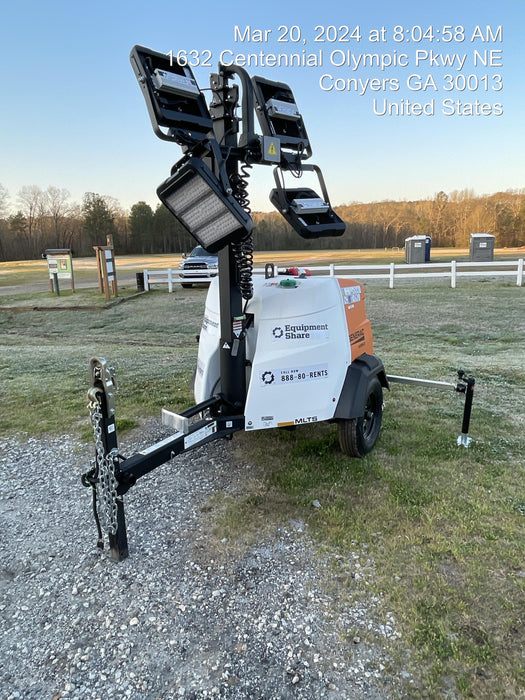 2024 Generac MLT2 Diesel, Flex Switch 120V Input, Powerzone Controller, 
(4) 320W LED Lights, 4kW Generator, 39.9 Gal Fuel Tank, 2" Ball, T3