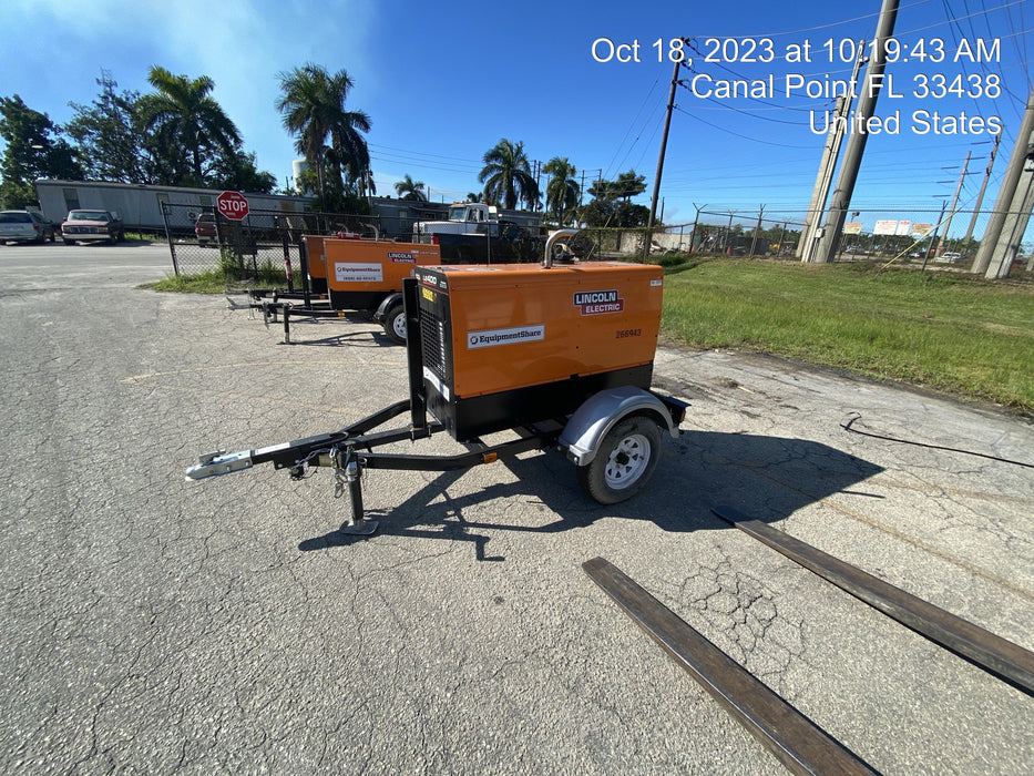 2022 Lincoln Electric LE400 Kubota V1505, Trlr, Cable Rack, Light Kit, ES Decals, T3