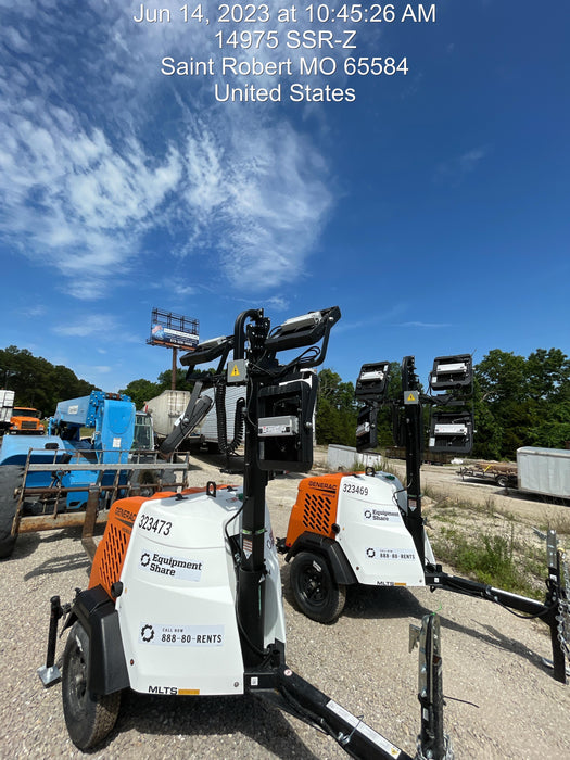 2023 Generac MLT2 Diesel, Flex Switch 120V Input, Powerzone Controller, (4) 320W LED Lights, 4kW Generator, 39.9 Gal Fuel Tank, 2" Ball, T3