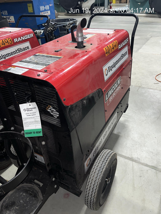 2024 Lincoln Electric Ranger 305 LPG Ranger 305 LPG, Undercarriage, Tank Holder & Strap, 10kw AC Gen, 25hp Kohler LPG Eng