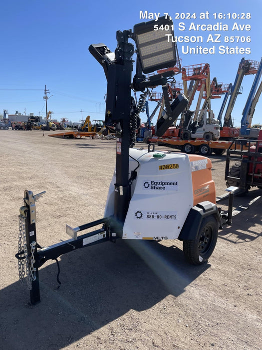 2024 Generac MLT2 Diesel, Flex Switch 120V Input, Powerzone Controller, 
(4) 320W LED Lights, 4kW Generator, 39.9 Gal Fuel Tank, 2" Ball, T3