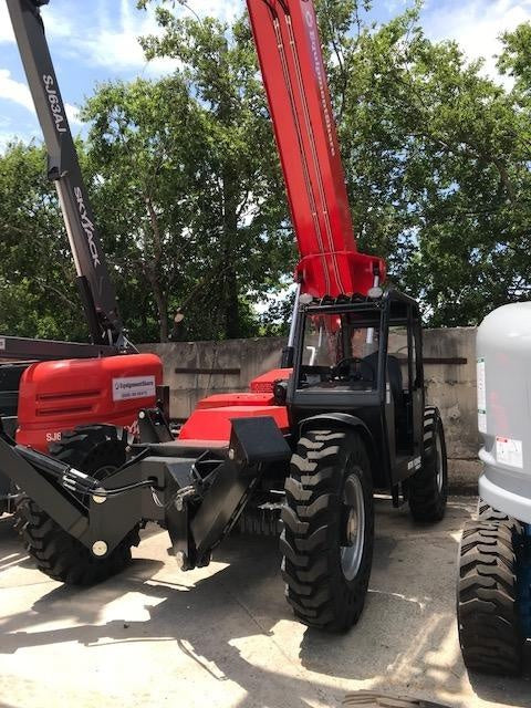 2019 Manitou MTA12042 Canopy, 120 HP , Solid Tires, Work Lights, Lift Hook, Auxiliary Hydraulics 66" Carriage and 60" Forks