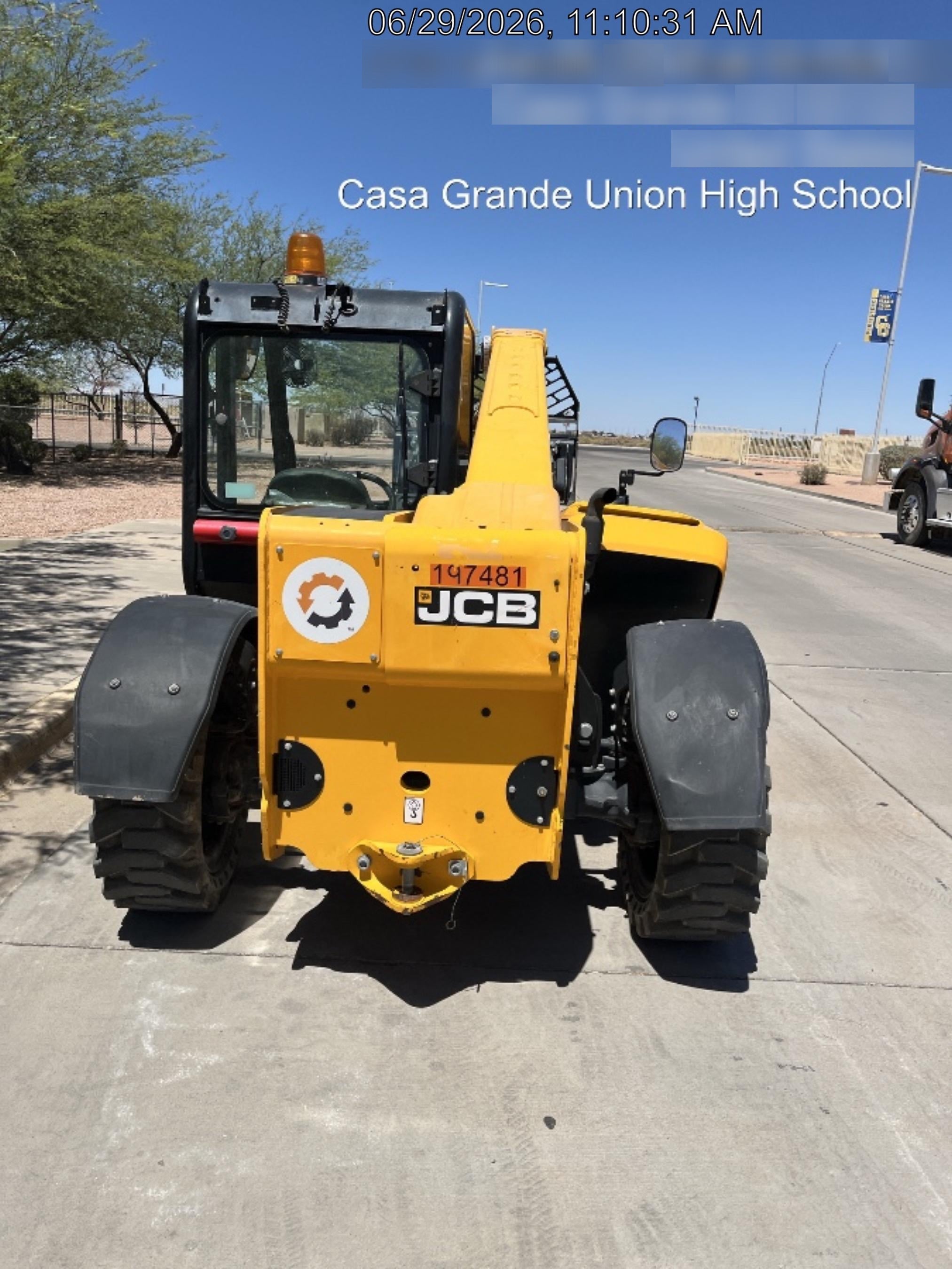 2022 JCB 505-20TC 74Hp Dsl, Canopy, Sld Tires, LED WL, Bcn